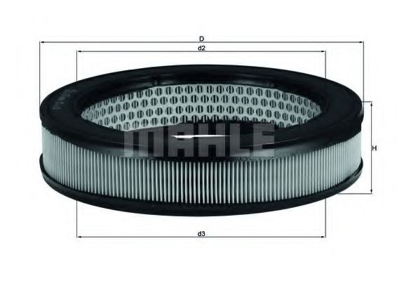 Елемент повітряного фільтра Mahle Original LX67 ціна, від 5.98 USD
